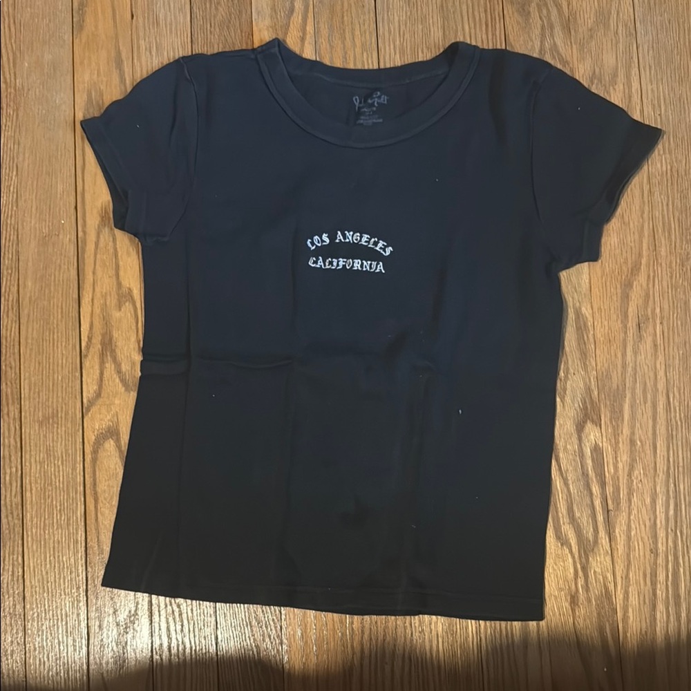 Brandy Melville Black Short Sleeve Tee